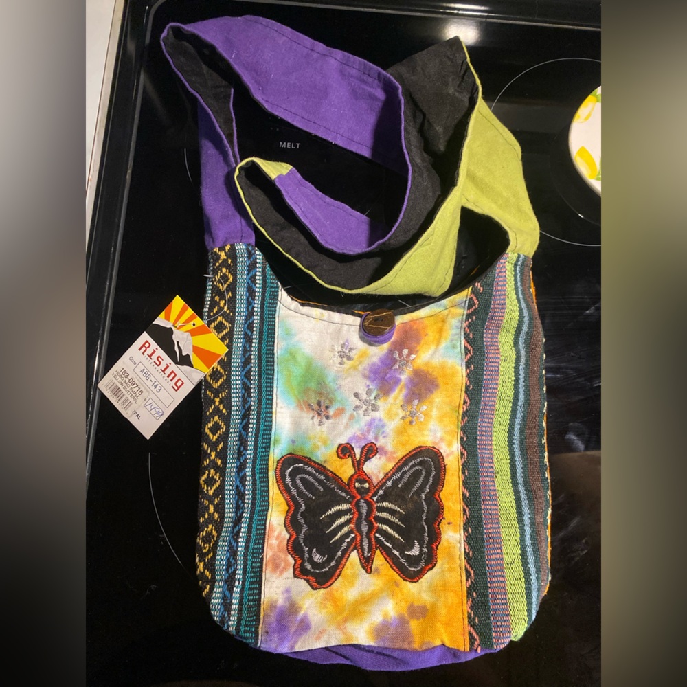 Rising Butterfly Embroidered Bag